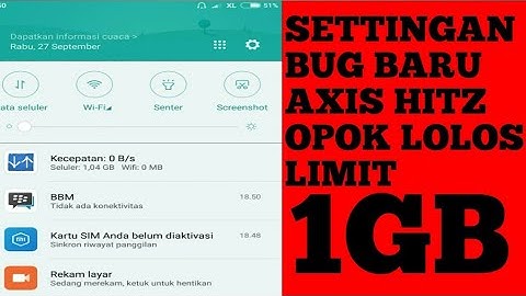 Settingan BuG Axis Hitz Opok Lolos Limit 1GB ||| Diluar Dugaan