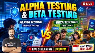 🚀 Alpha vs Beta Testing Explained | Kaashiv infotech LIVE Class | Tamil | ⚡ Software Testing Basics