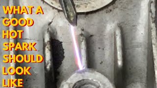 WHAT AN IGNITION SPARK SHOULD LOOK LIKE / GOOD HOT BLUE ARC