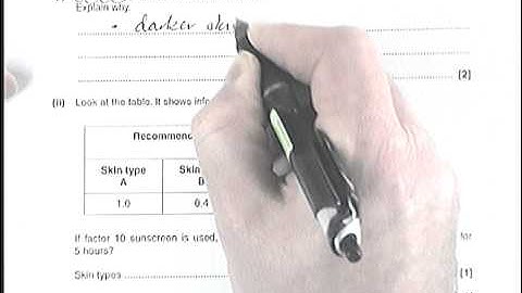 UV Light - OCR Gateway B June 2014 P1 P2 P3 Question 1 - GCSE Physics Revision