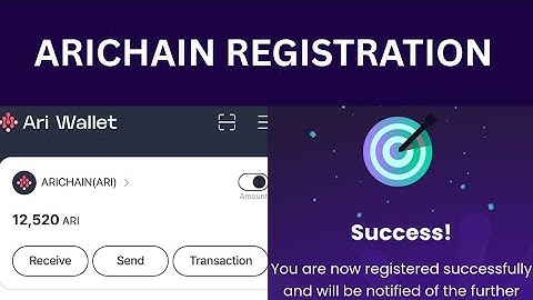 Arichain registration update || Ari wallet airdrop update 