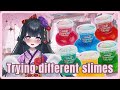 Trying out different Daiso Slime || Waconne Vtubers