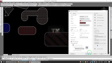 AutoCad Tutorial For Beginners in Hindi Urdu   Hatch Tool Part 3