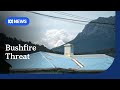 Out of control bushfire burning on Tasmania's west coast | ABC news