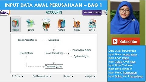 Input Data awal PT Dermaga Tua Motor - Komputer Akuntansi (MYOB) - Soal UKK Akuntansi - Bagian 1