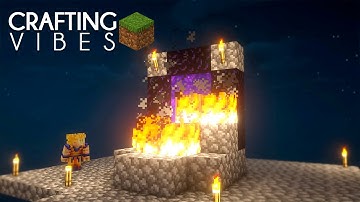 Skyblock: Building a NETHER PORTAL #3