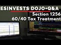 Tax Section 1256 and 60/40 Tax Treatment | Investor Dojo