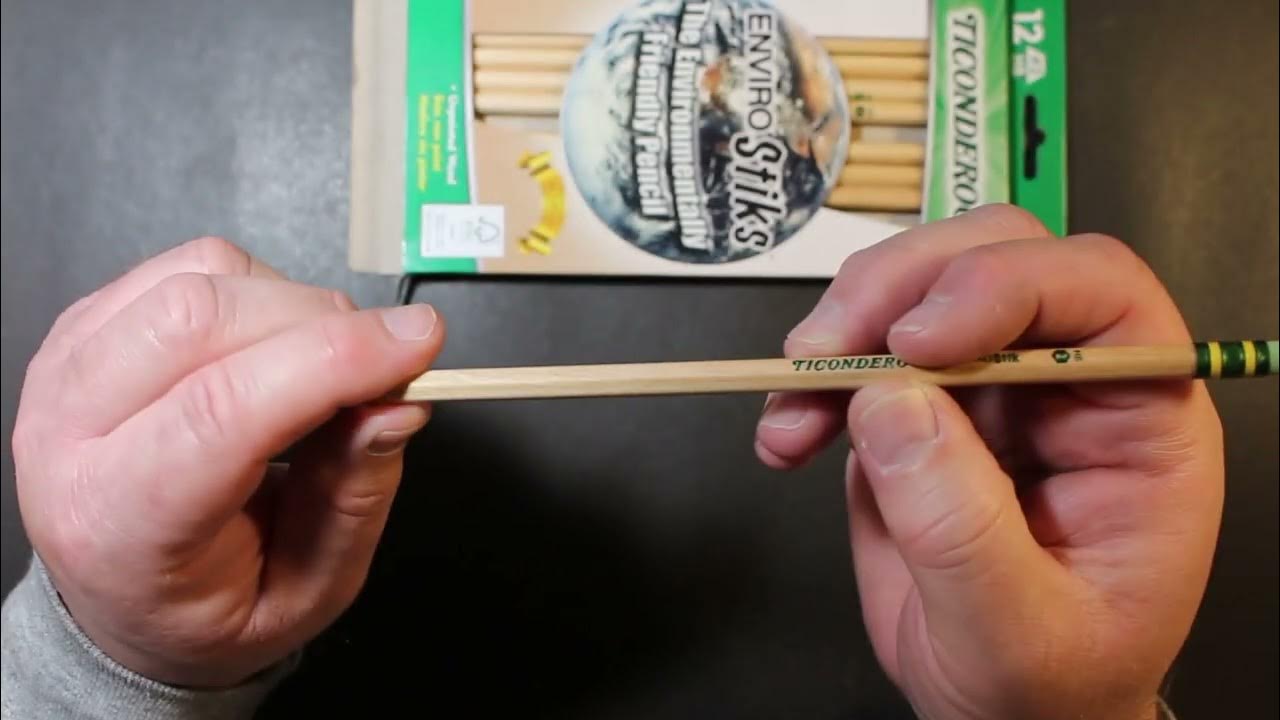 Dixon Ticonderoga Envirostik Pencil Review YouTube