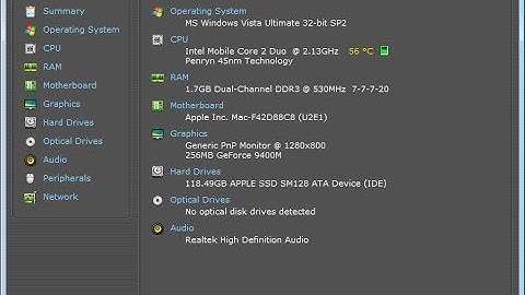 Free Complete System Information Software - Speccy