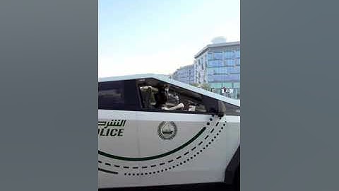 Dubai Police: Tesla Cybertruck
