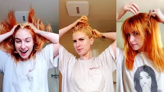 Hayley Williams dyes her hair for Coachella // TikTok
