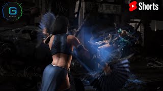 Mortal Kombat X Kitana Dark Fan-Tasy Fatality in reverse #shorts screenshot 3