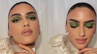 “matcha look” ميك اب توتريال اخضر سناب يارا النملة