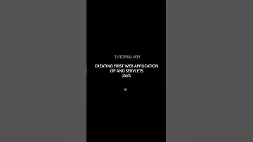 JSP and Servlets in Java | How to Create Your First Java Web Application | Web Technology