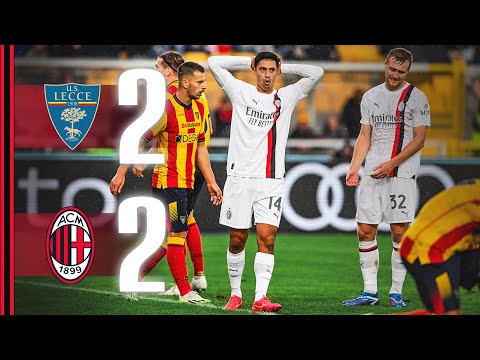 Giroud and Reijnders’ goals not enough | Lecce 2-2 AC Milan | Serie A Highlights