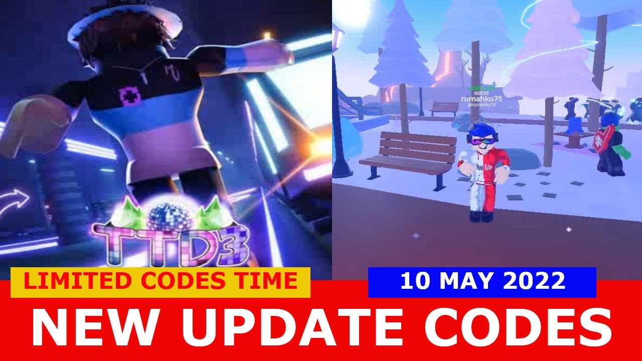 NEW UPDATE CODES [SUBWAY, +7 EMOTES] TTD 3 ROBLOX, LIMITED CODES TIME