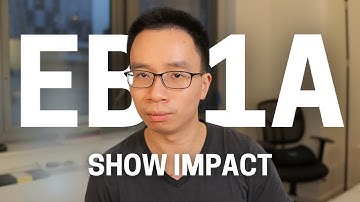 Build the strongest possible EB1A profile (focus on impact)