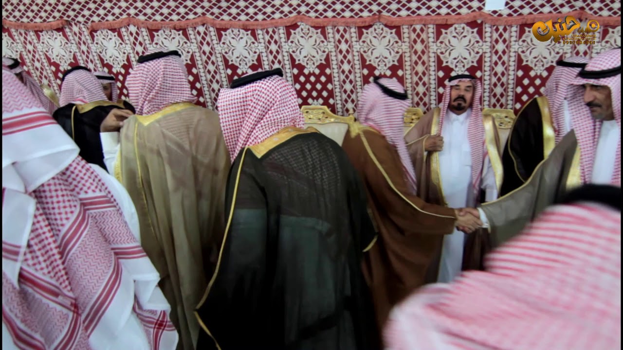 حفل الشيخ فهد بن عبيد بن ثنيان على شرف شيوخ قبيلة عنزة والرولة وشمر