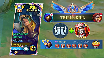 GILA!! ALDOUS PAKE 5 BUILD INI TANK PUN RONTOK! | NEW BUILD ALDOUS 2025