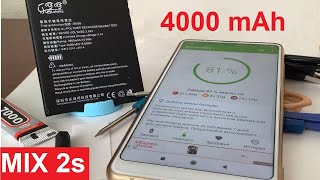 Замена аккумулятора для Xiaomi MIX2 2S  4000 mAh / батарея повышенной емкости