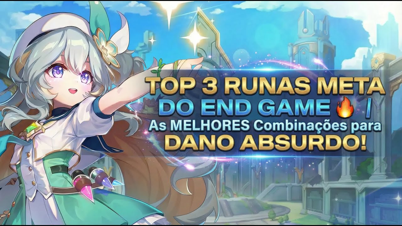 [BR] GUIA DE RUNAS TOP 3 RUNAS META DO ENDGAME 🔥GRAND CHASE CLASSIC