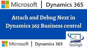 Attach and Debug Next in Dynamics 365 Business central