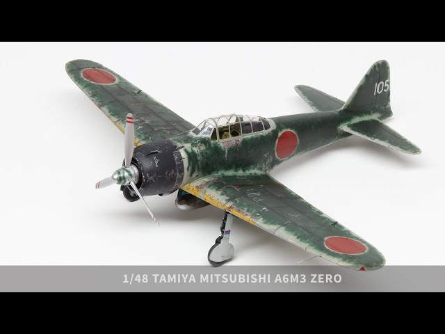 Tamiya 61108 1/48 Mitsubishi A6M3/3A (Zeke) Plastic Model Airplane Kit