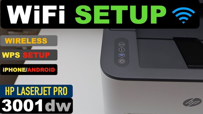 HP LaserJet Pro 3002dw WiFi Setup Connect To Wireless Network Of