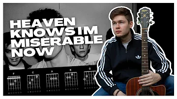 Heaven Knows I'm Miserable Now - The Smiths (Tutorial Guitar Lesson Tab)