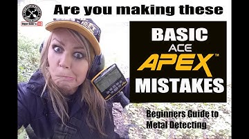 Are you making these Basic Garrett APEX MISTAKES? I Metal Detecting Tips