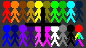 Stickman RTTB Run Race ASMR In Algodoo - Algicosathlon Day 64