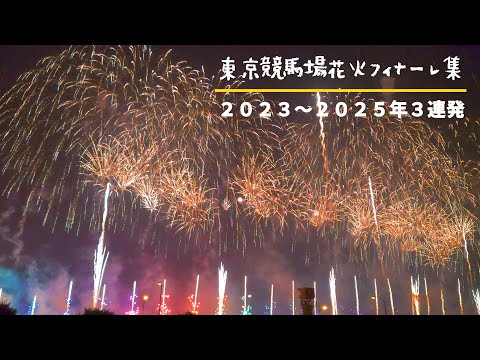 東京競馬場花火【2023~2025年のフィナーレ】感動3連発#華やか#夏の醍醐味#東京競馬場#花火