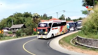 Hot manuver 5 bus jalur selatan budiman & best premium menikung papasan mengerikan saung kartika❗