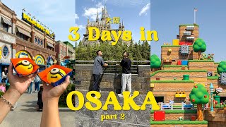 3 days in Osaka 🇯🇵 日本大阪 (universal studios, best takoyaki, shopping haul) | part 2 | japan trip