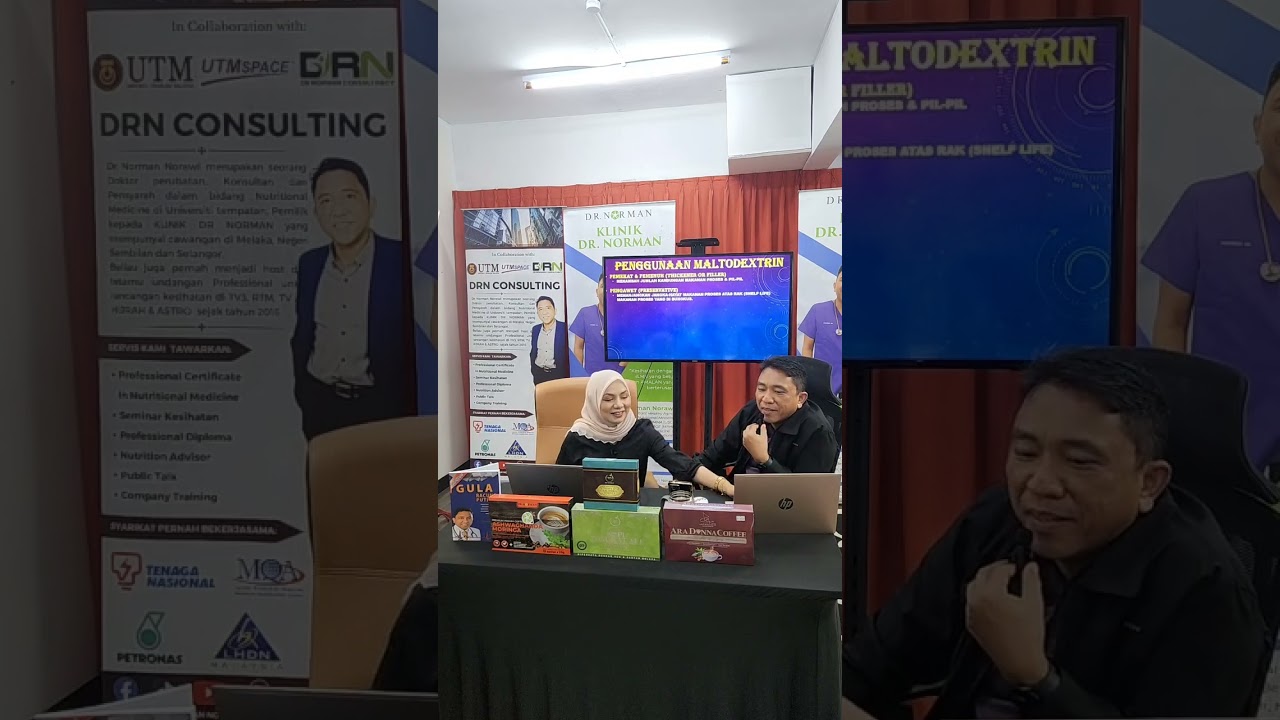 Dr Norman (Live FB/TT): Gula Jahat (Maltodextrin) dalam makanan & minuman