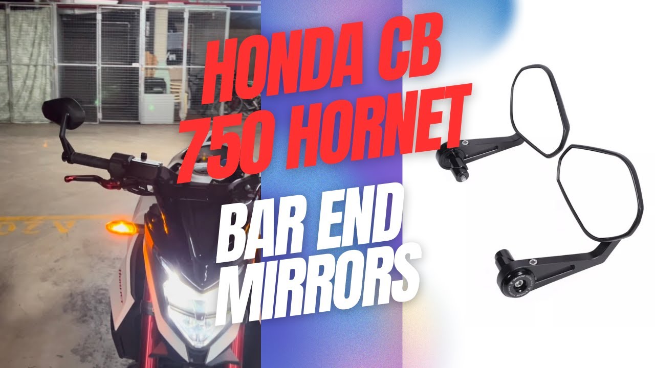 Honda CB 750 Hornet Bar End Mirrors Installation