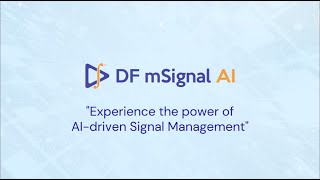 A Modern Solution For Comprehensive Signal And Risk Management - Df Msignal Ai Promo