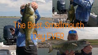 The BEST Smallmouth Day EVER (Lake Oahe Smallies)
