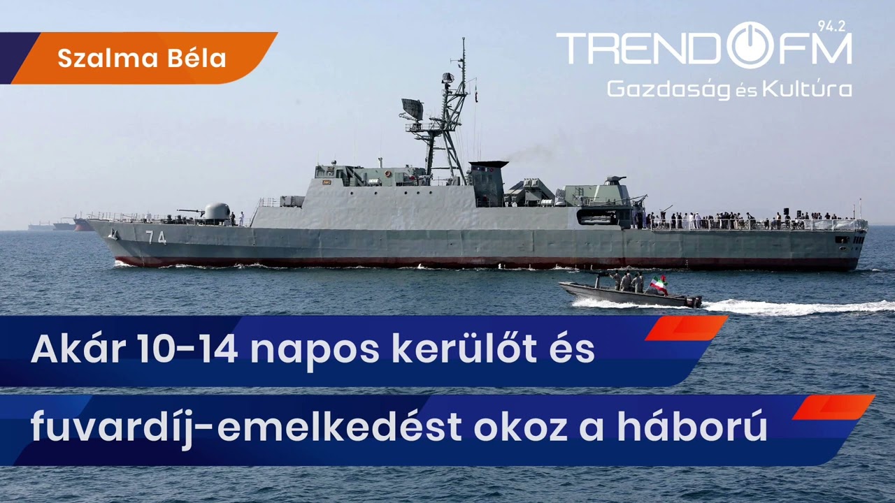 Veszélyes vizeken: bajban lehetnek a hajósok a Közel-Keleten | Trend FM