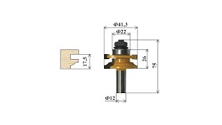 видео: Комбинированная рамочная фреза картинка: Комбинированная рамочная фреза