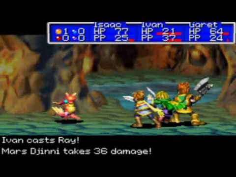 Let's Play Golden Sun Episode 11 - The Fire Djinni...