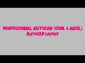Layout Page Setup / Professional AutoCAD / BANGLA TUTORIAL