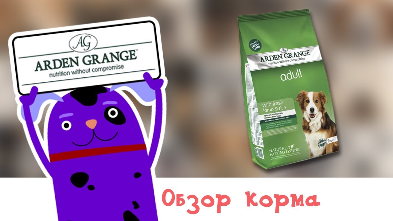 Обзор корма Arden Grange Adult Dog with Lamb and Rice