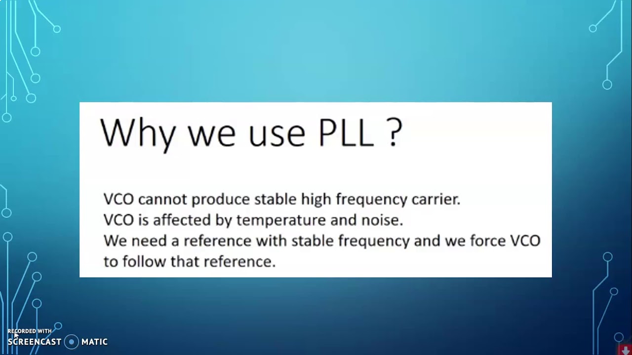 Phase Locked Loops PLL block diagram, Operating Principle, IC 565 Design and Applications Tamil