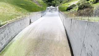 Lopez Dam Spillway, April 14, 2024