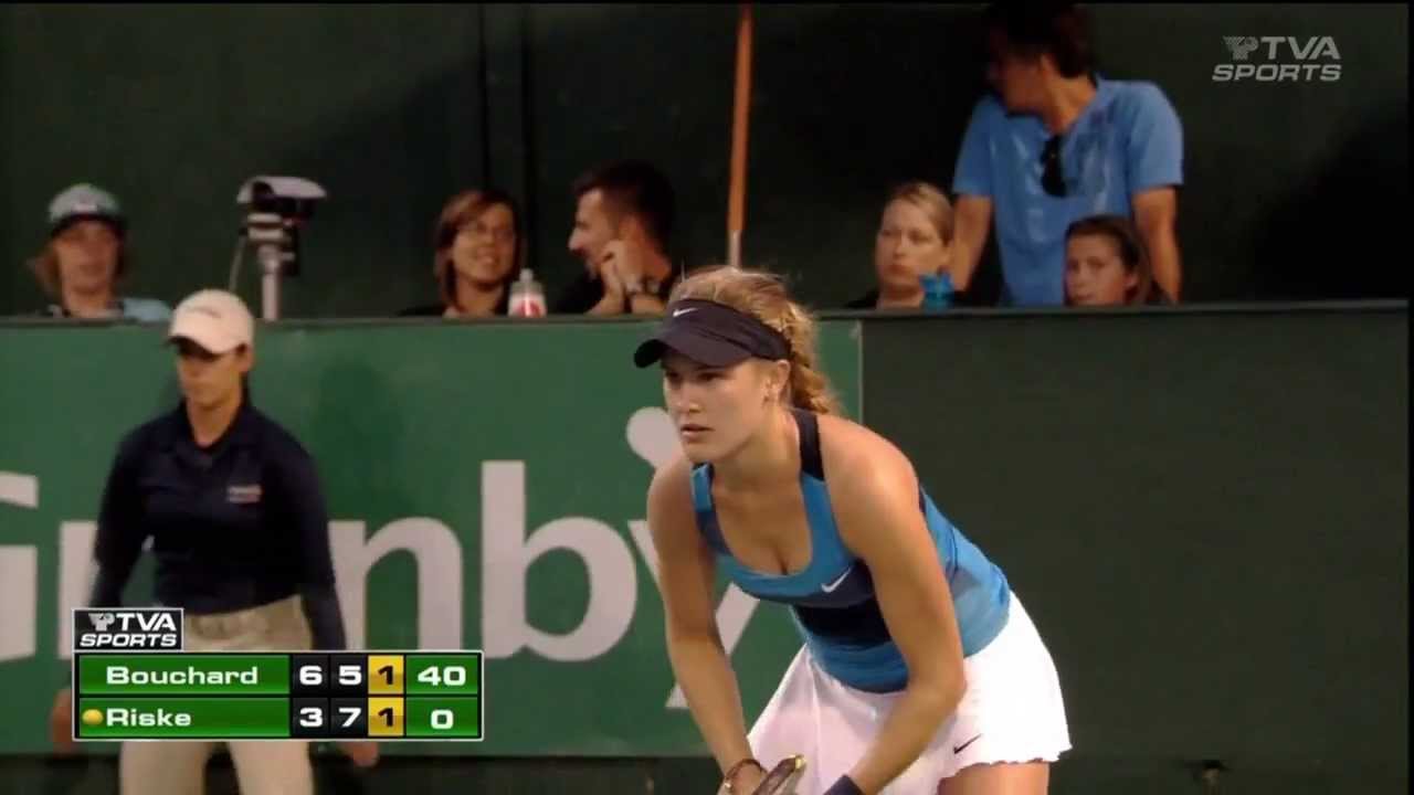 Eugenie Bouchard vs Alison Riske, Granby Challenger 2012