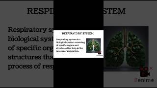 respiratory system definition/what is respiratory system #science