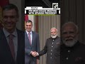 PM Modi holds meeting with Prez of Spain, Pedro Sánchez Pérez-Castejón at Hyderabad House in Delhi