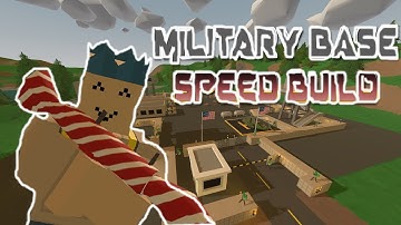 Unturned Military Base Upgrade! (Speed Build)
