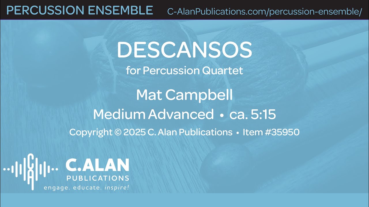 Descansos (Percussion Quartet) - Mat Campbell